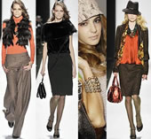 Модные тенденции - осень-зима 2009-2010: цвета, ткань, мода и стиль